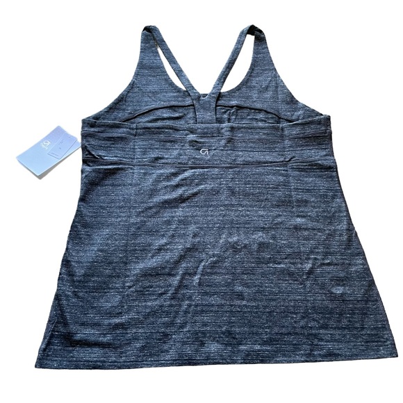 NWT Gap Fit Active Tank Top Charcoal Size XL - Picture 2 of 8